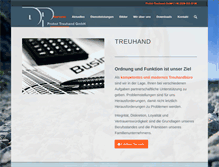 Tablet Screenshot of dptreuhand.ch